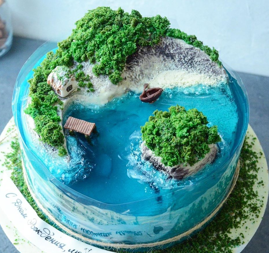 Оригинальные морские торты