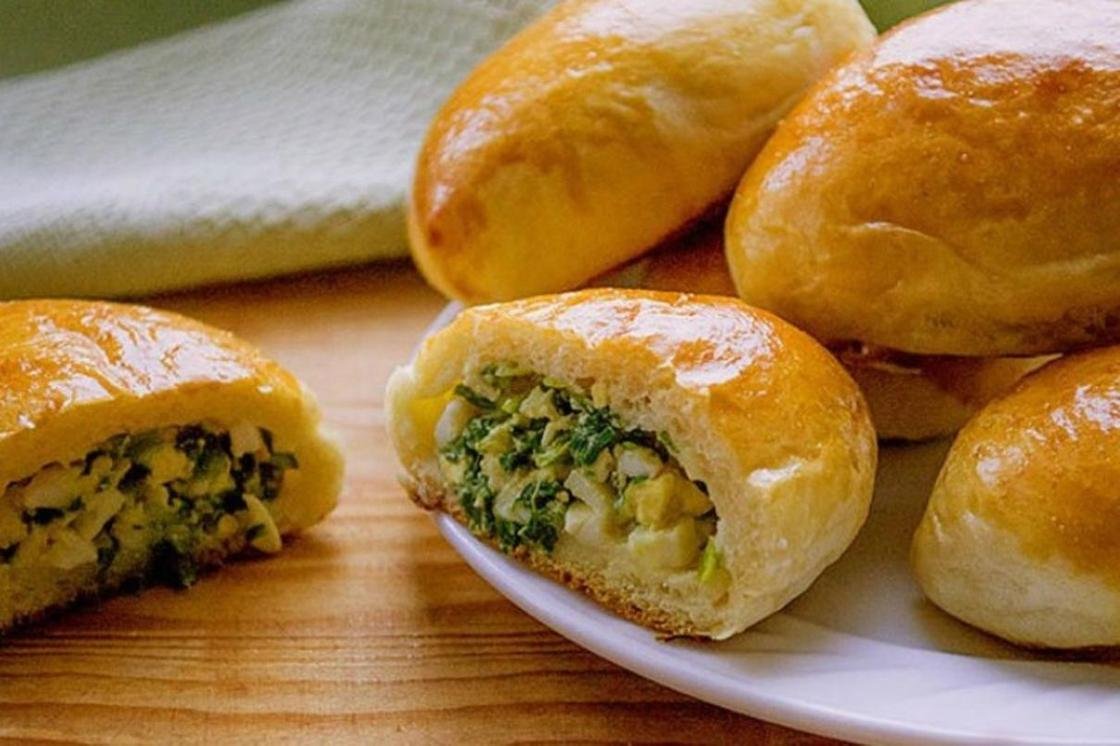 Пирожки с рисом и яйцом