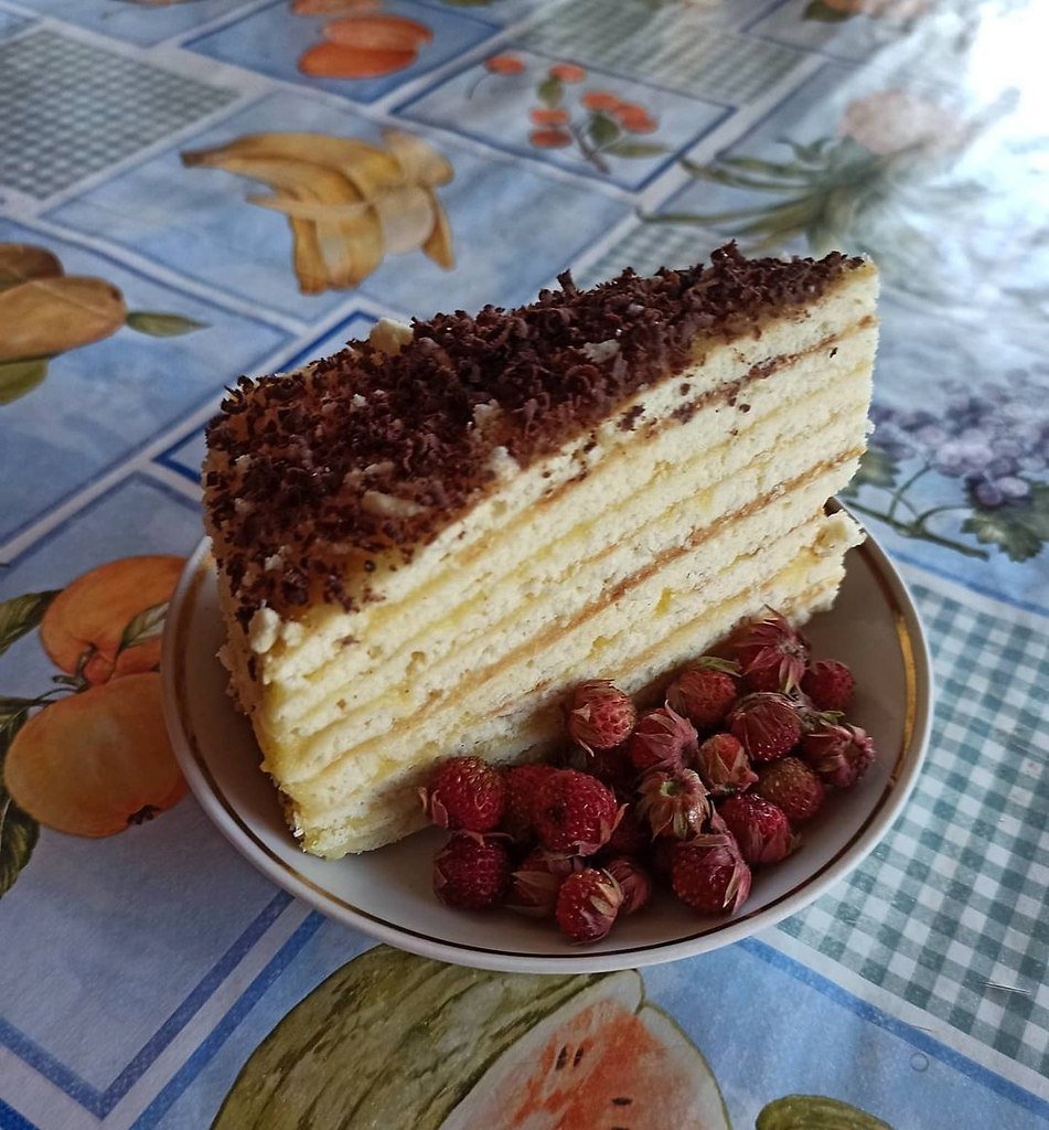 Торт минутка из печенья