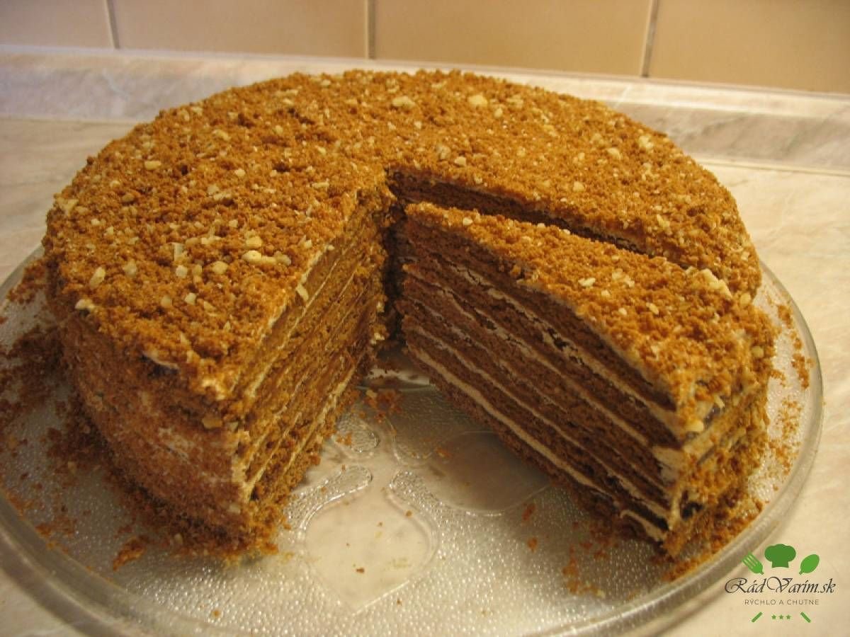 Торт с медовыми коржами