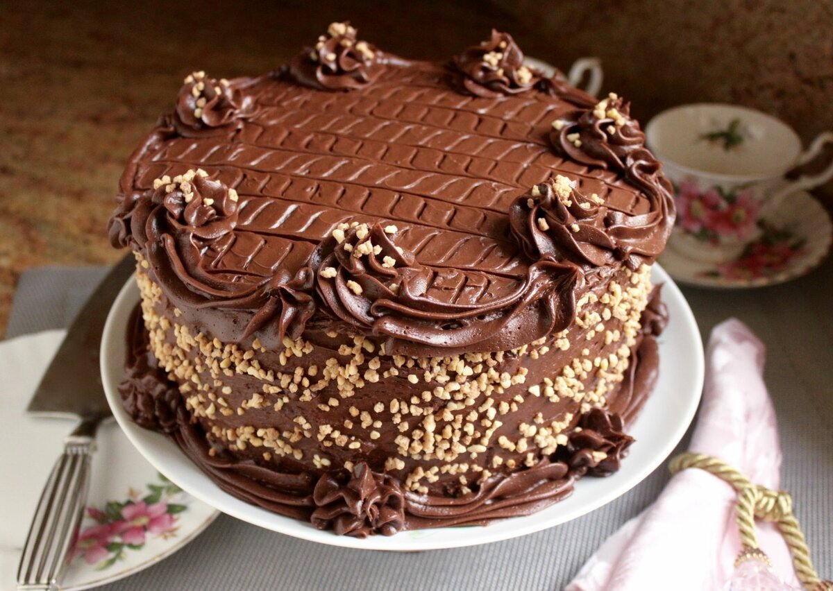 Торт "чёрный лес" (Black Forest Cake)