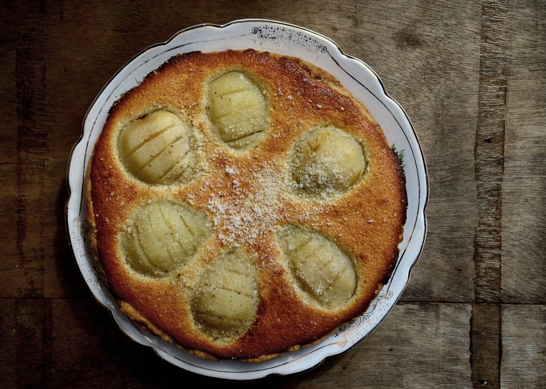Pear Bourdaloue Tart