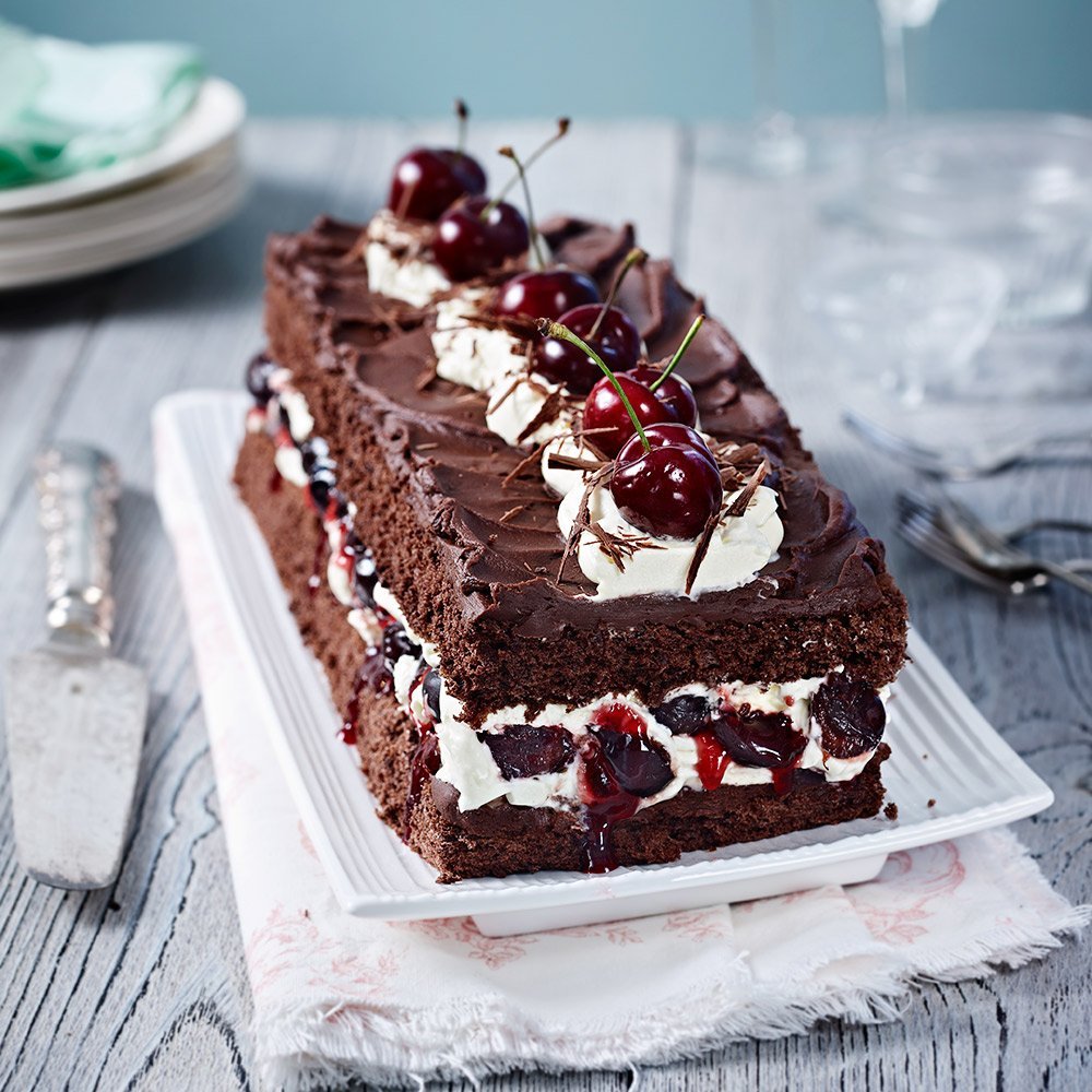 Торт "чёрный лес" (Black Forest Cake)