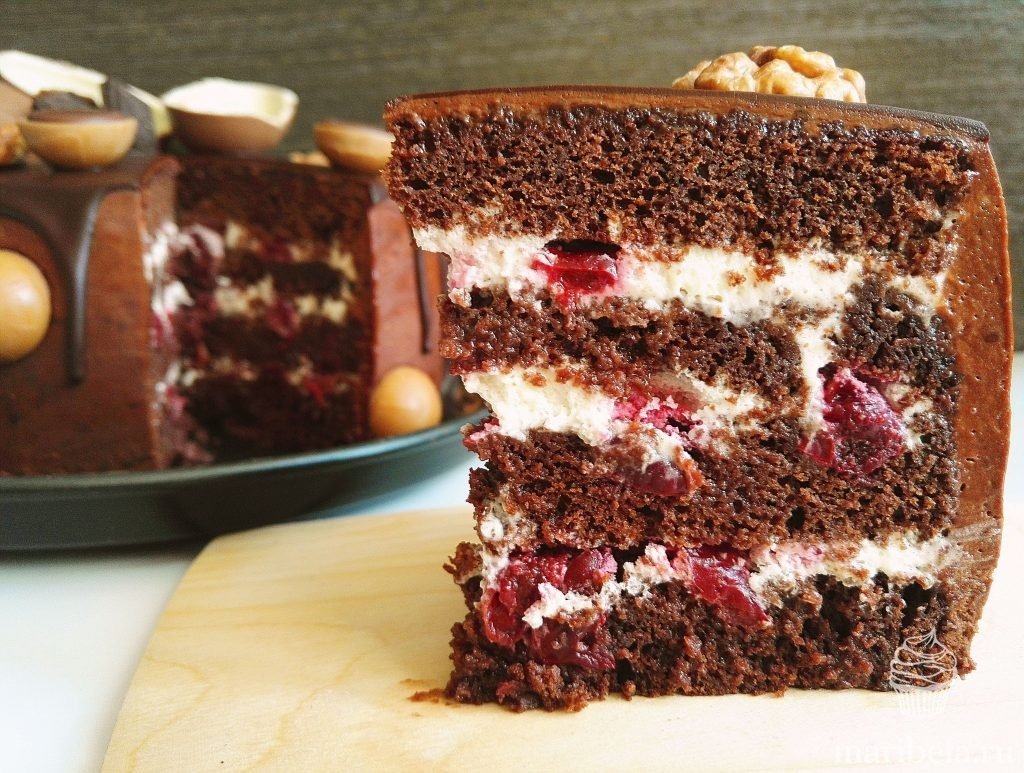 Шварцвальдский вишневый торт Schwarzwälder Kirschtorte