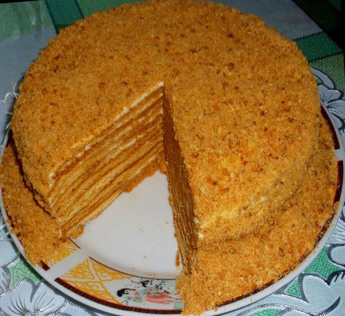 Торт медовик Рыжик