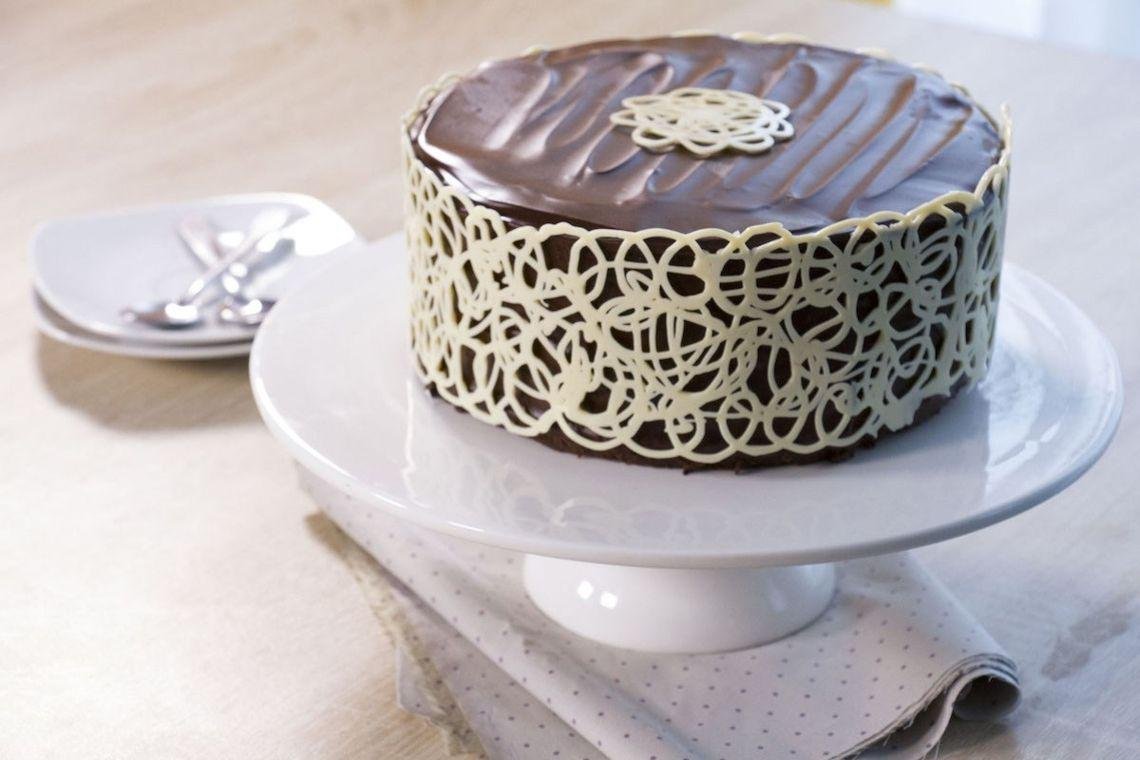 Шоколадный декор для тортов своими руками