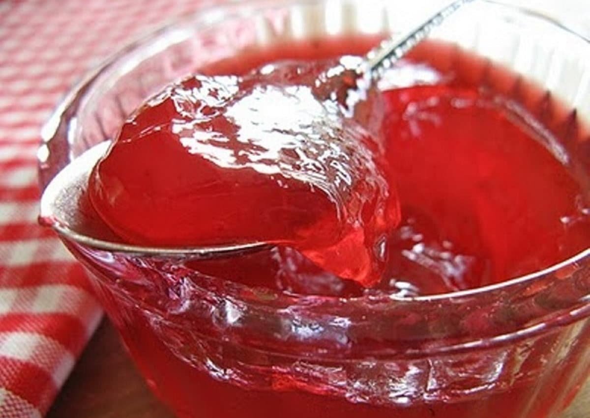 Клюквенный конфитюр для торта
