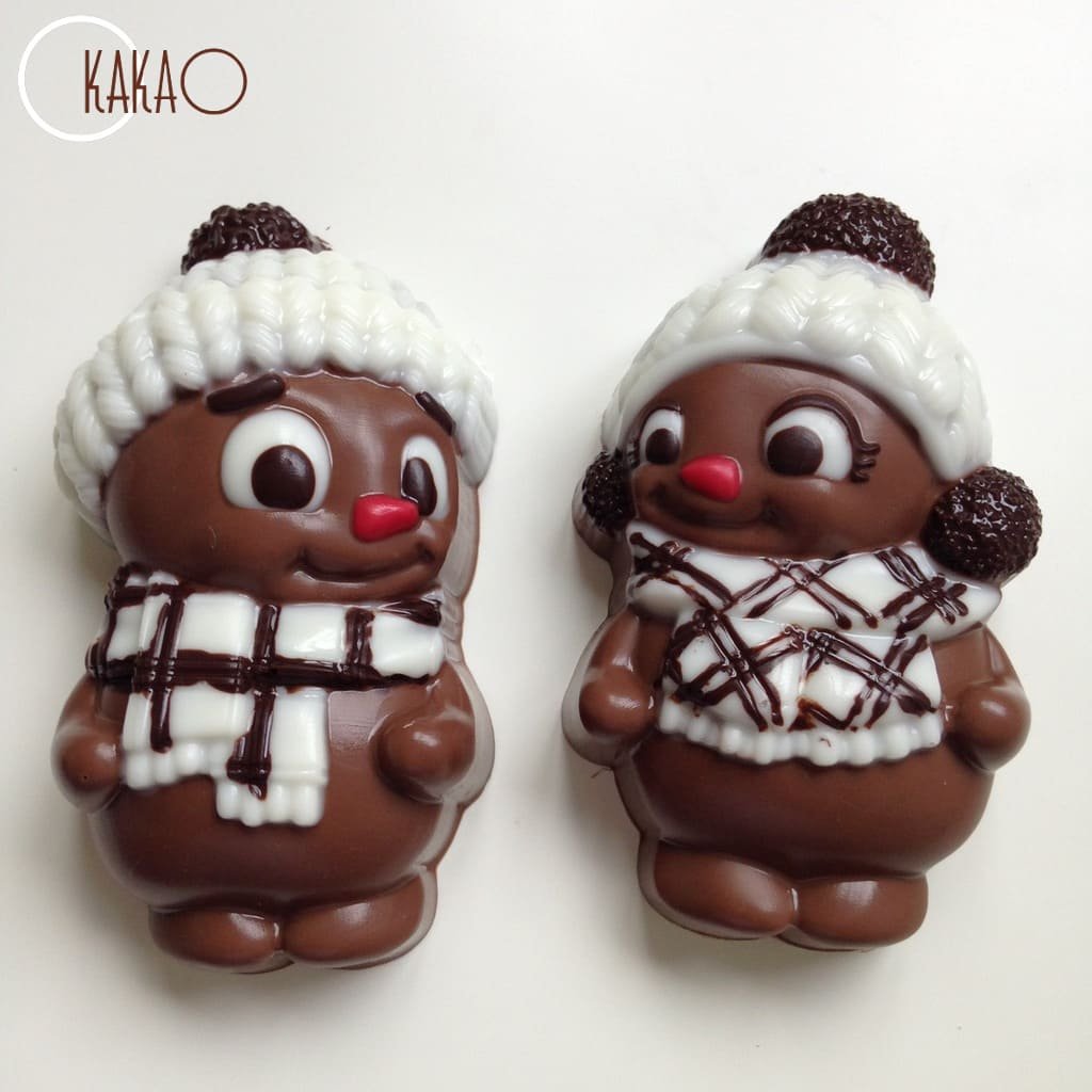 Новогодний шоколад фигурки