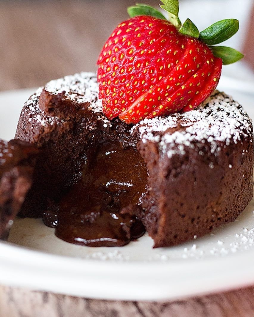 Lava Cake with Ice Cream