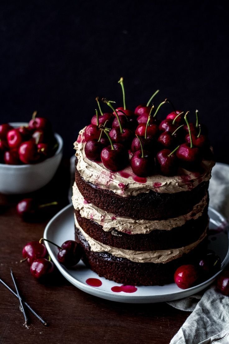 Торт "чёрный лес" (Black Forest Cake)