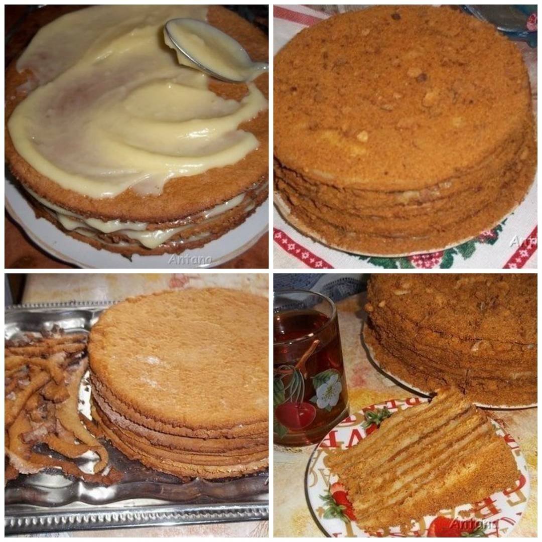 Медовик с сахарной картинкой