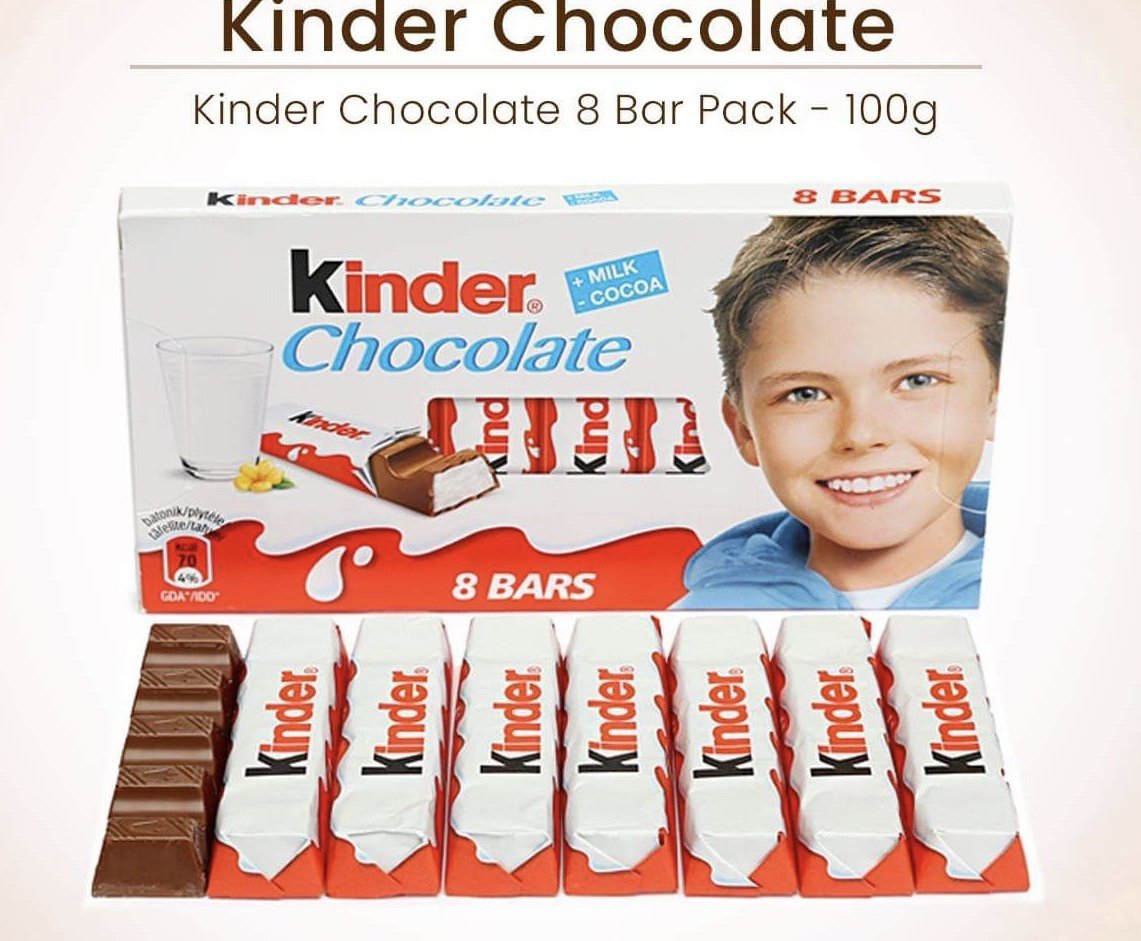 Овальный Киндер батончик