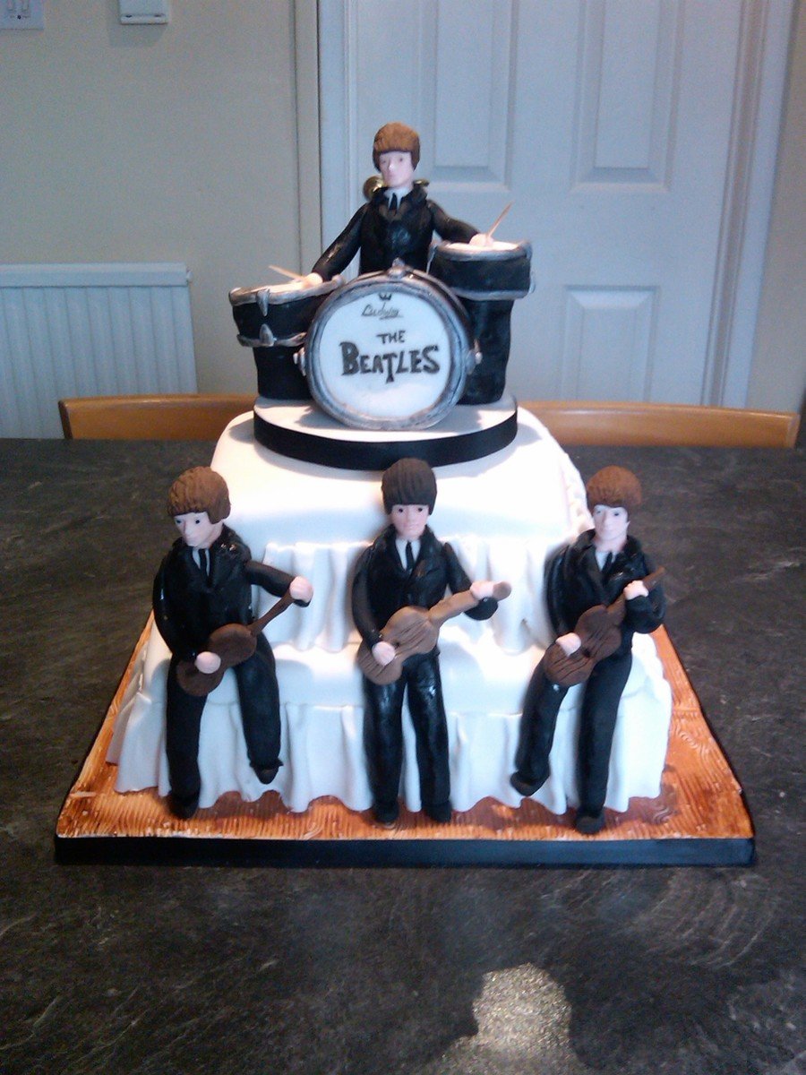 Beatles with the Cake