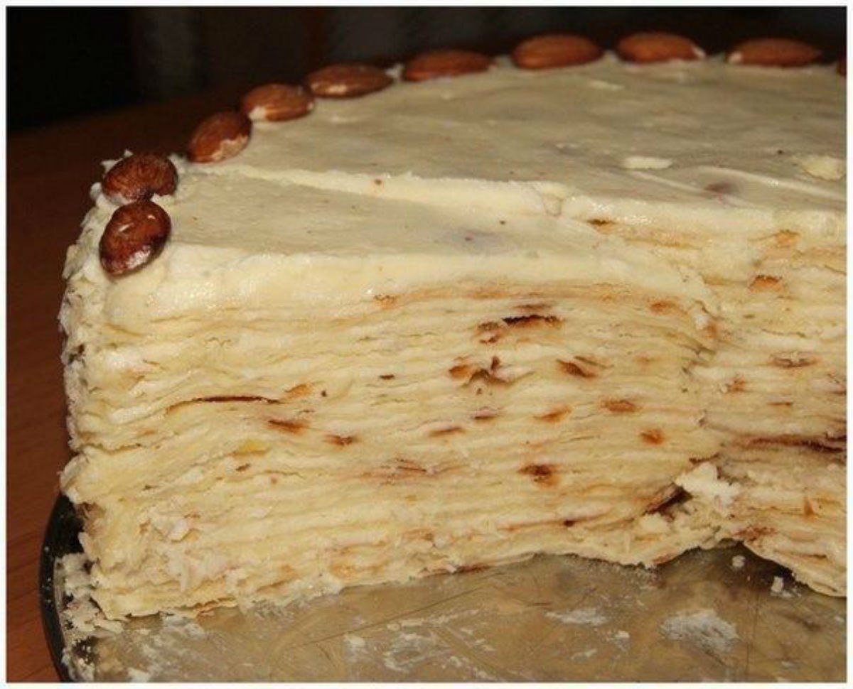 Коржи для торта на сковороде