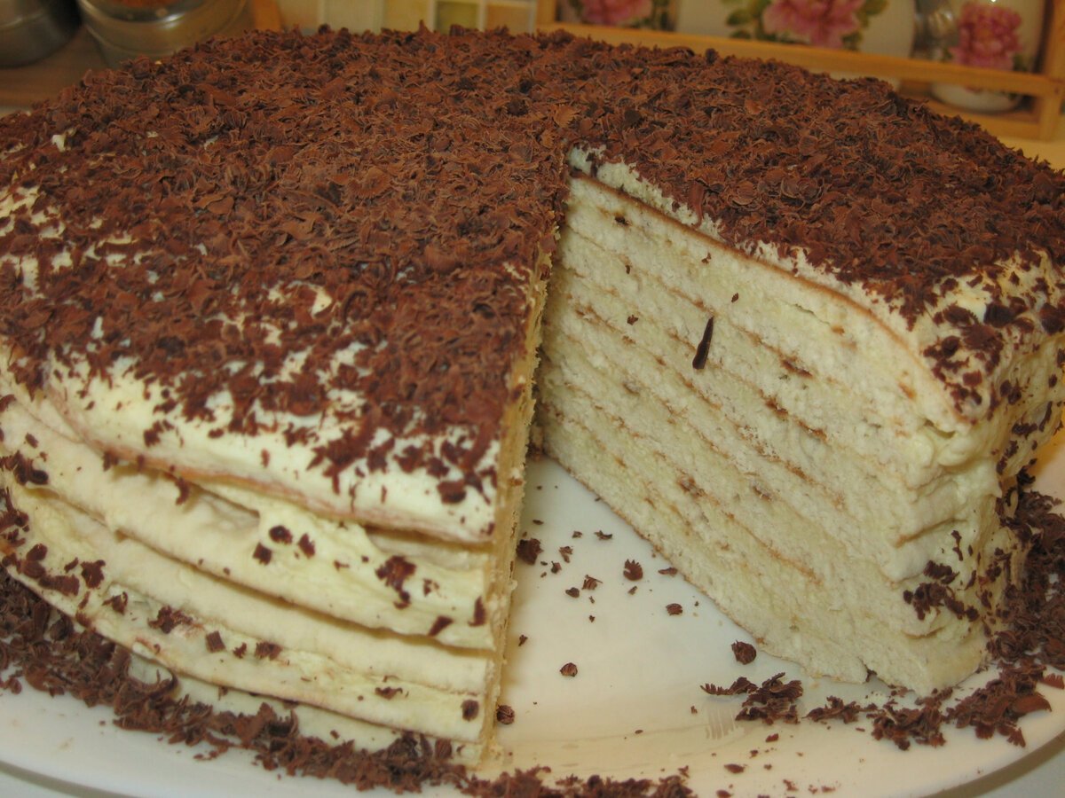 Классический бисквит для торта