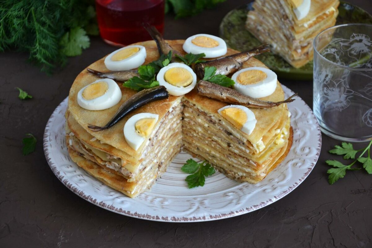 Блинный пирог
