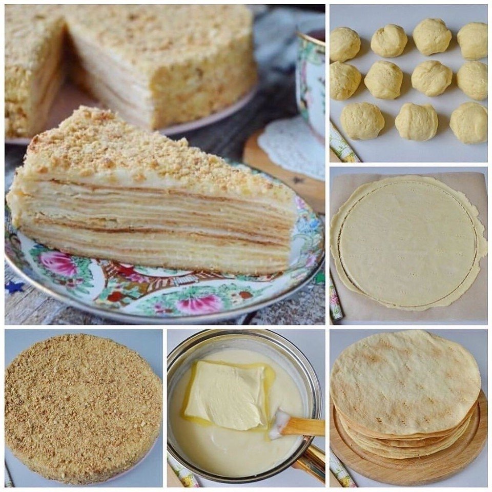 Коржи для Наполеона