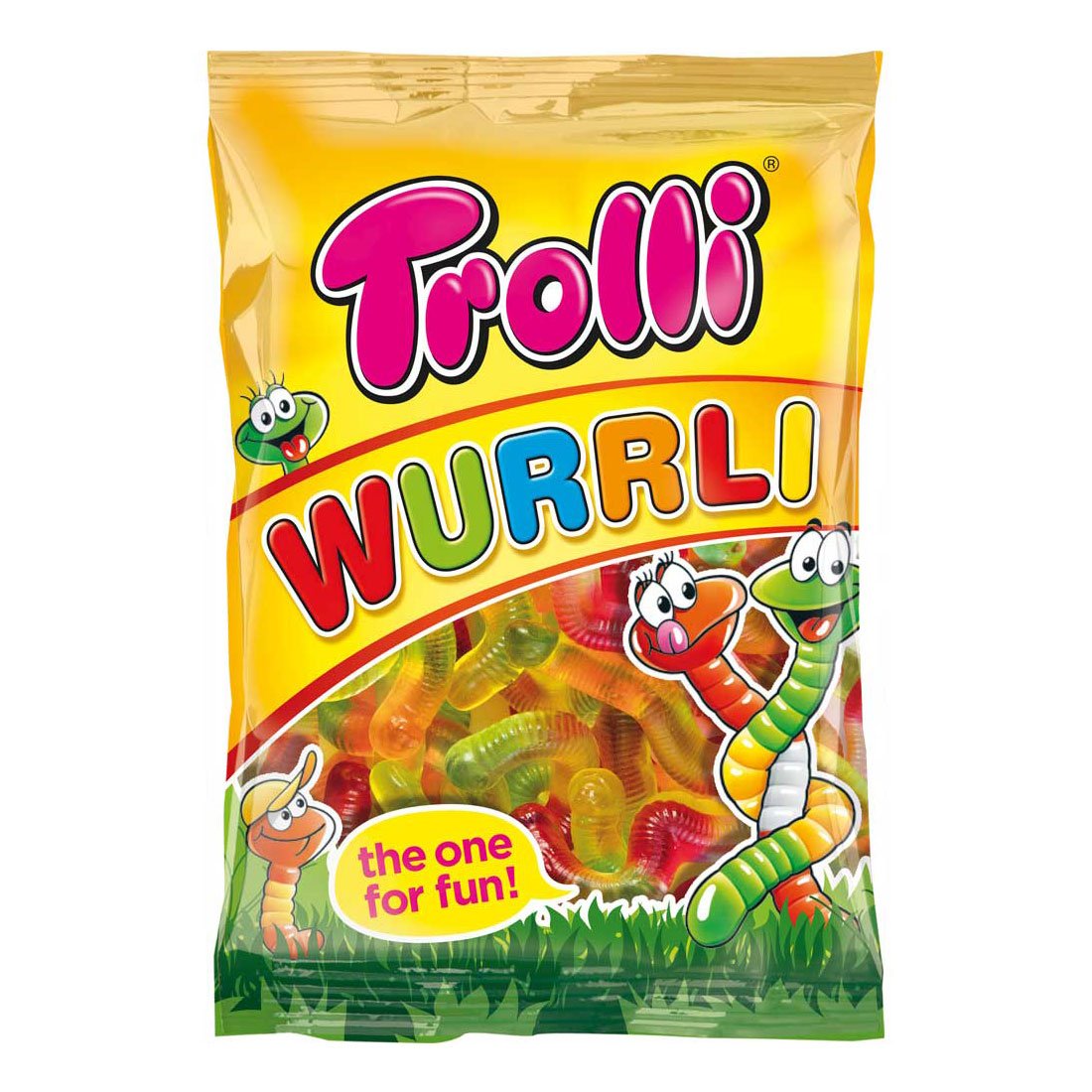 Мармелад Trolli Неоновые червячки 150 г