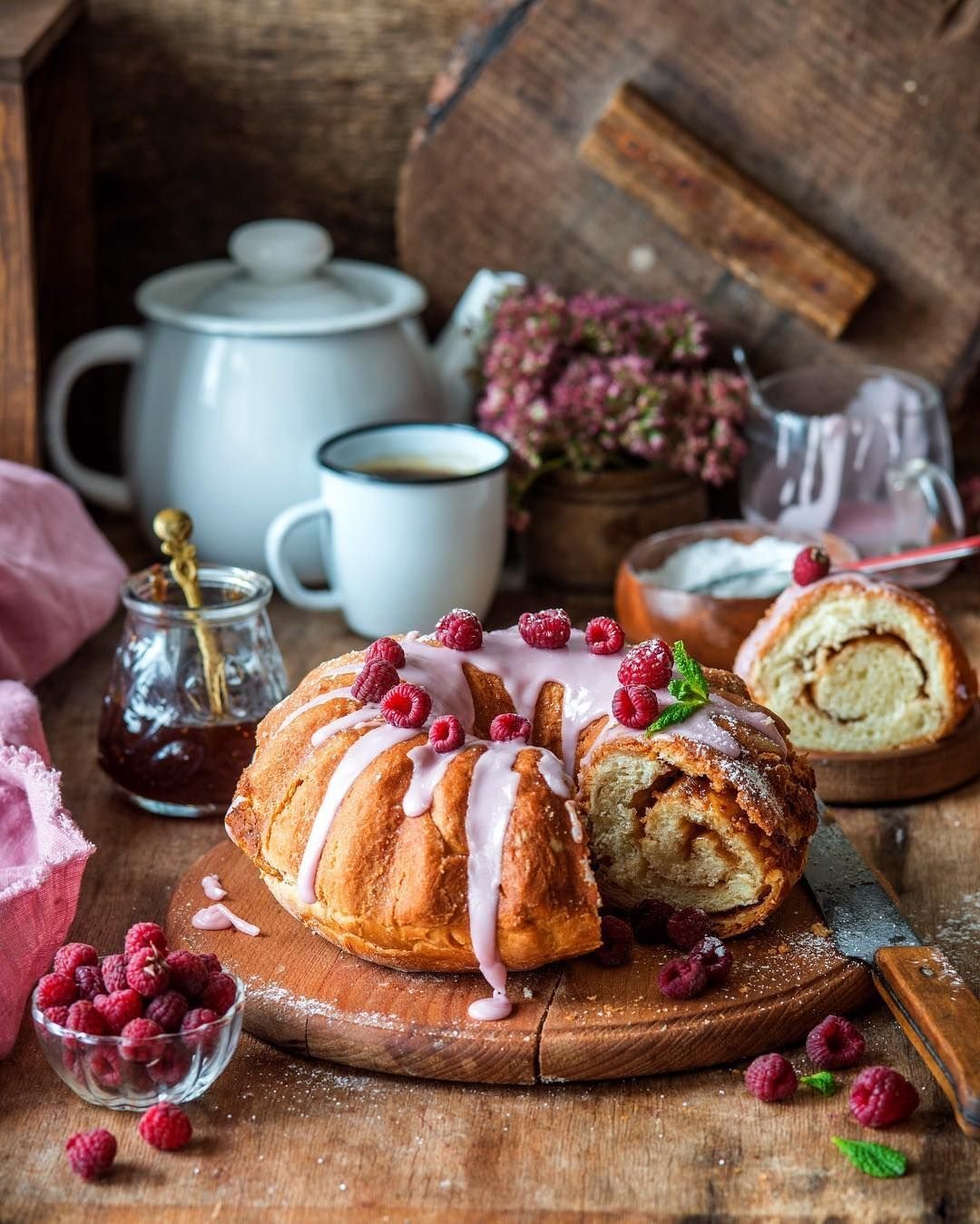 Чаепитие с пирогами картинки