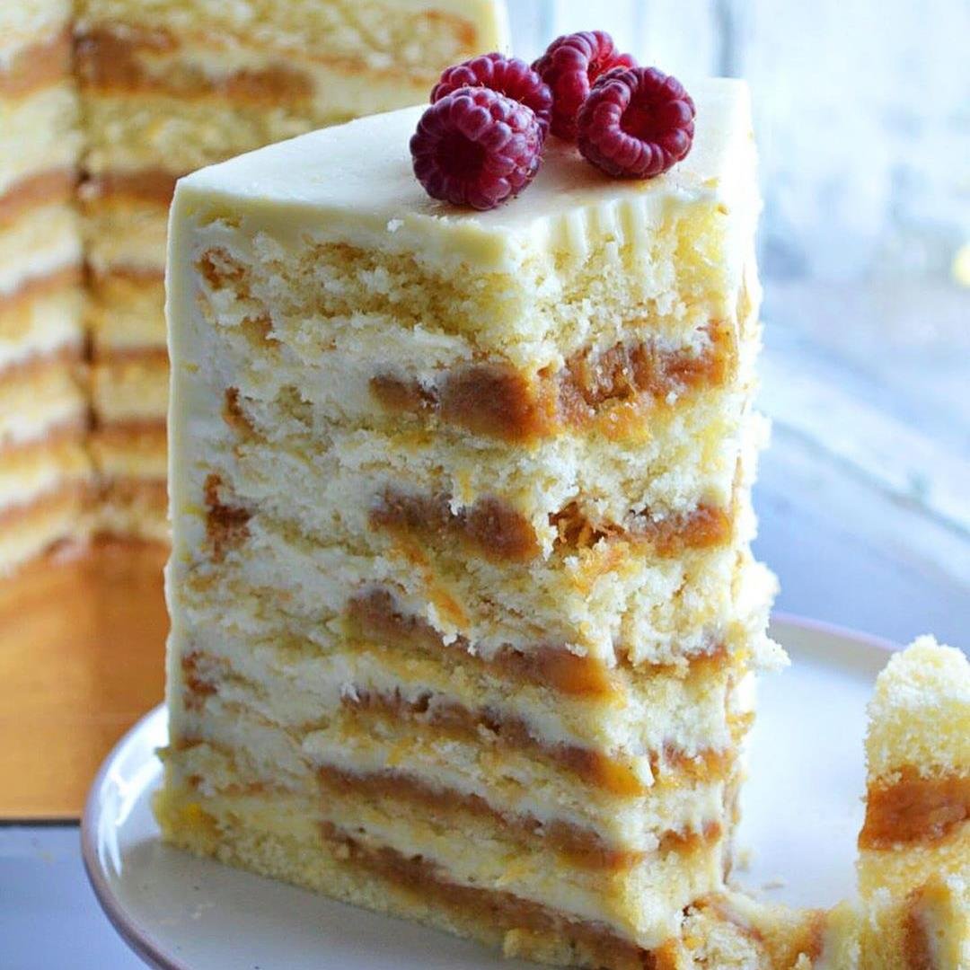 Торт с клубничным муссом
