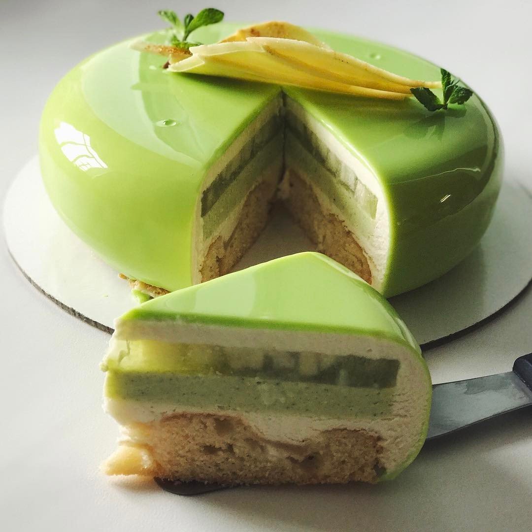 Торт маковый бисквит лимонный курд