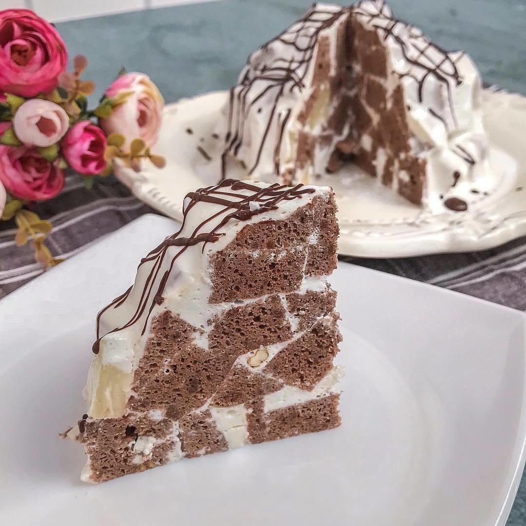 Торт с песочными коржами