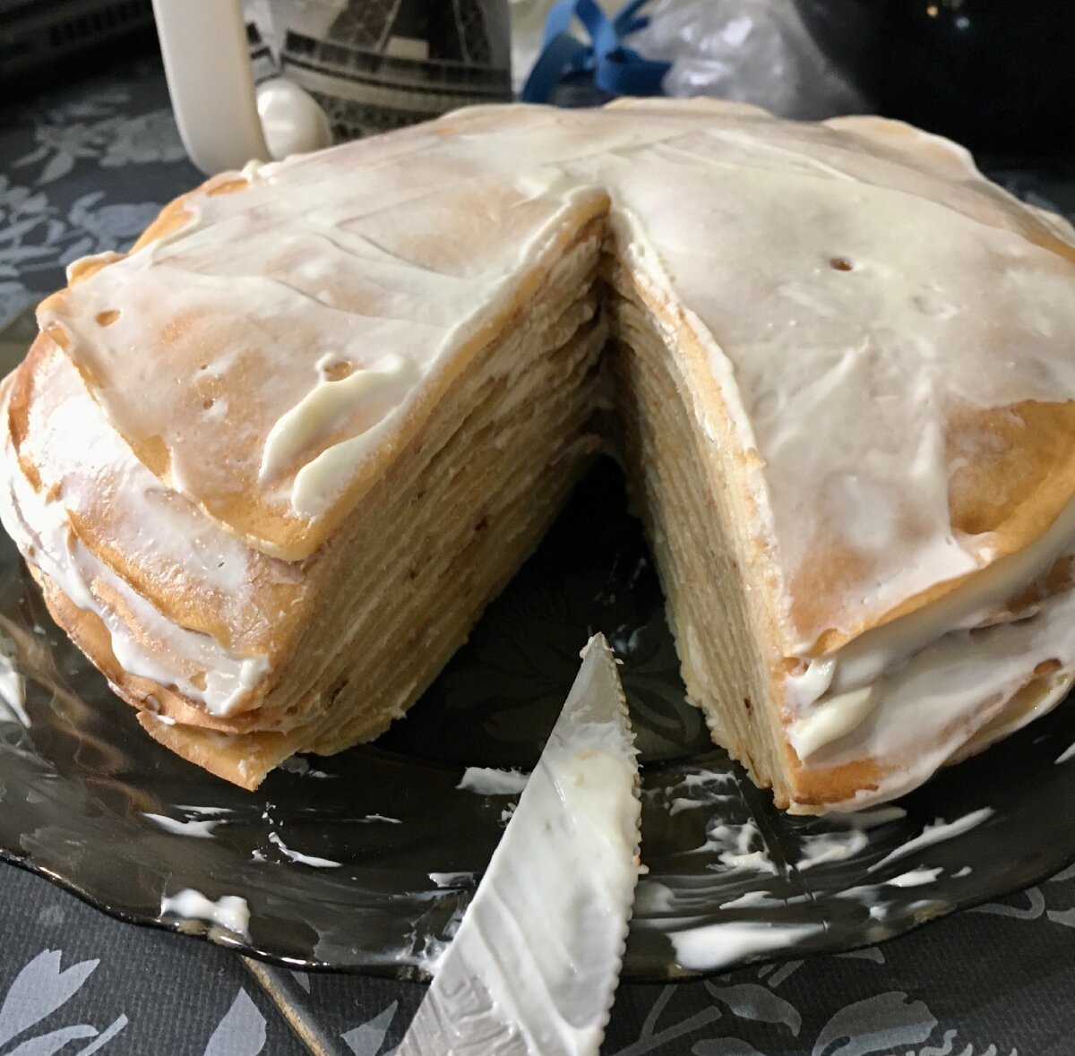 Торт с творожным сыром