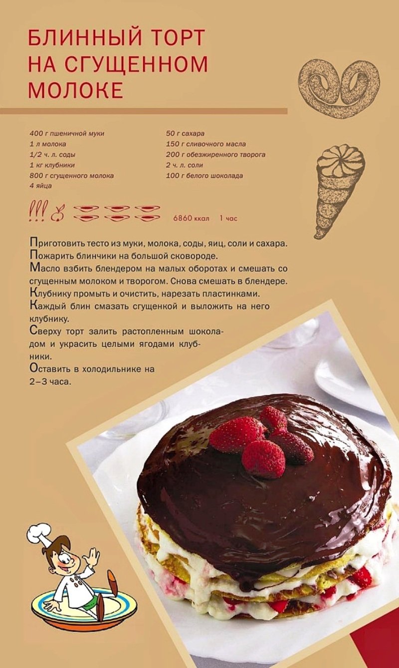 Технологическая карта блинного торта