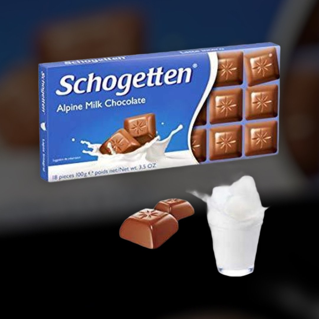 Шоколад молочный "Schogetten" с фундуком 100г