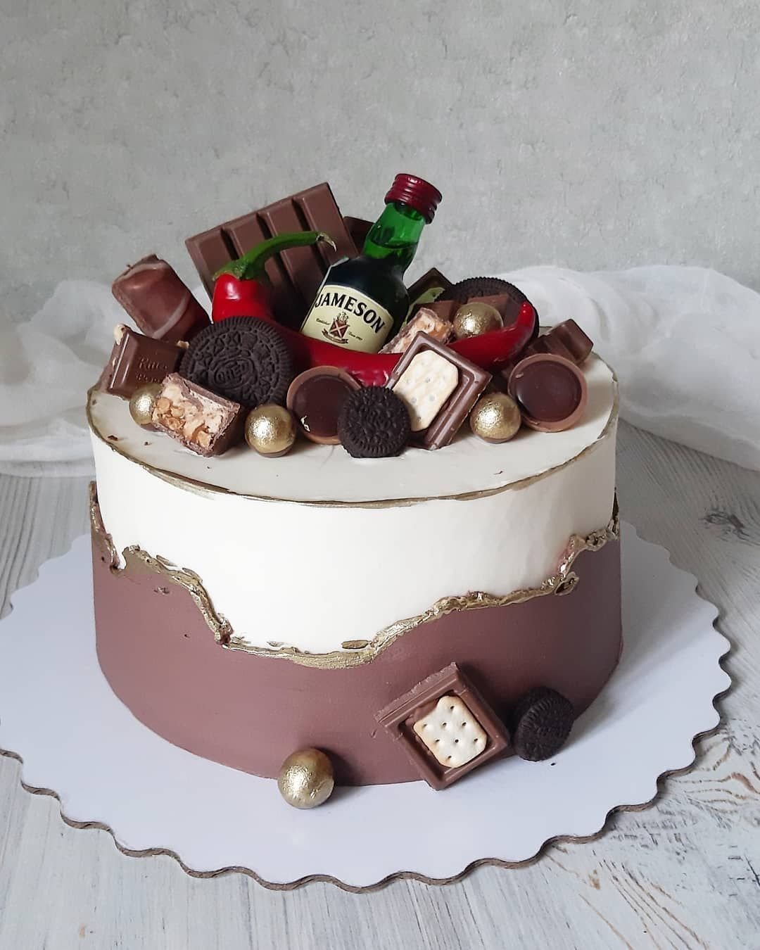 Торт мужской с бутылочкой