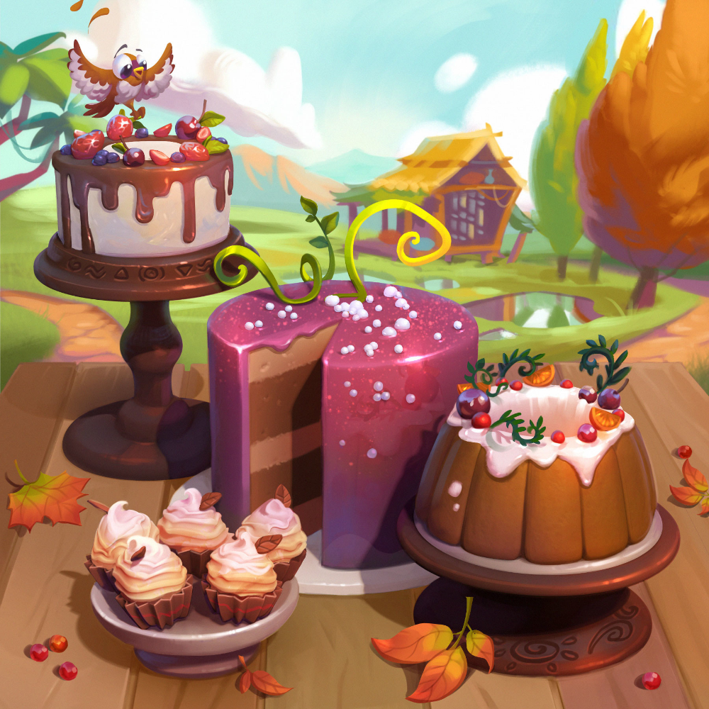 Торт на 8 лет с игрой