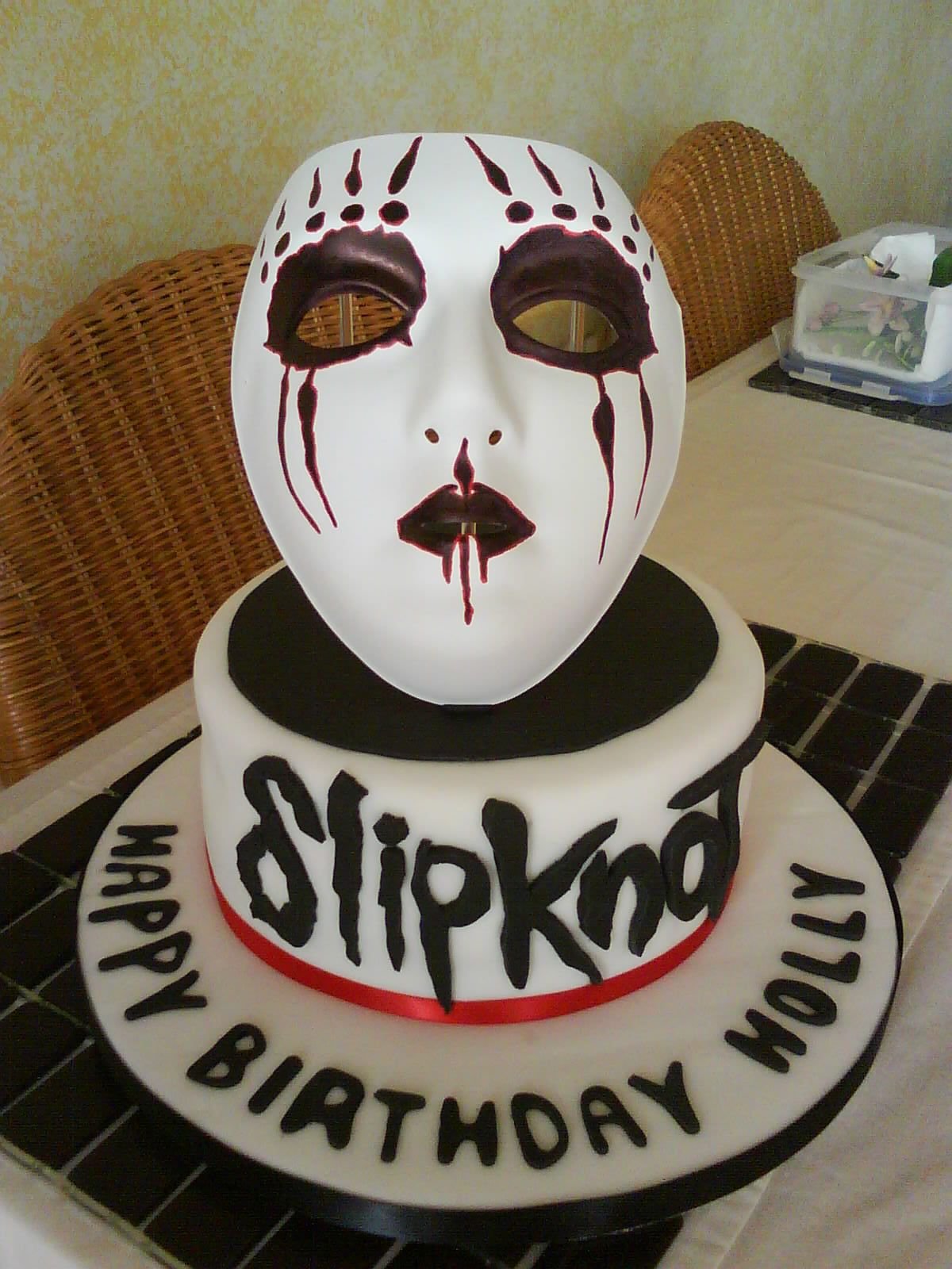 Торт с группой Slipknot