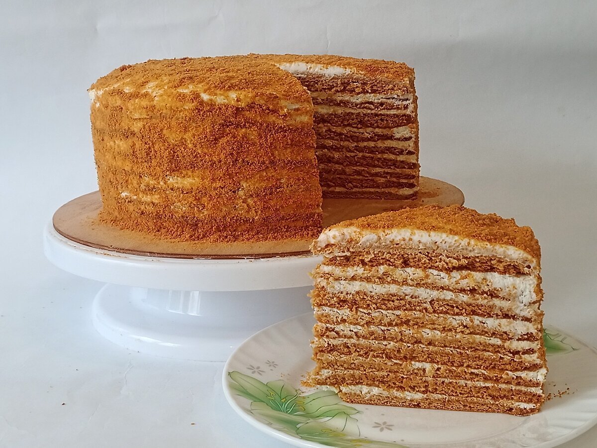 Торт с медовыми коржами