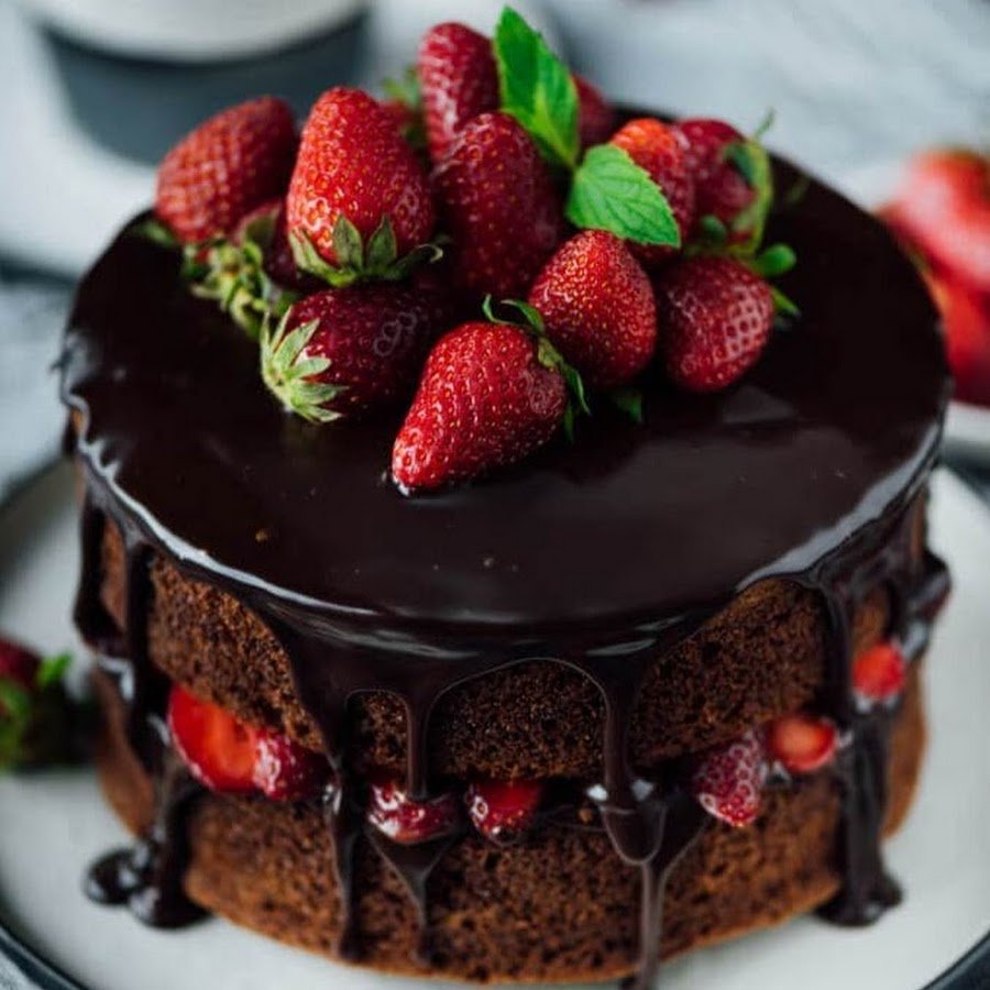 Торт с клубничным муссом