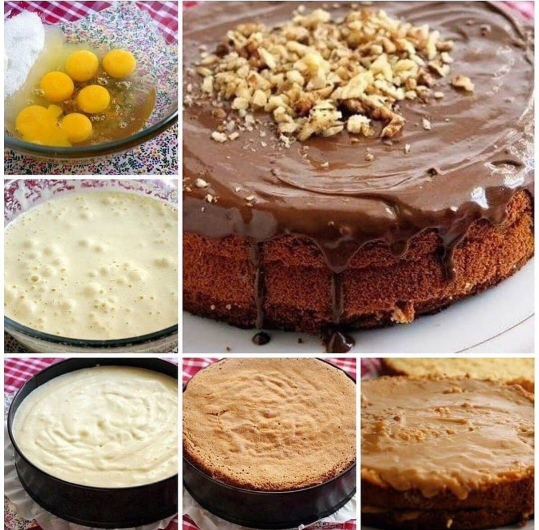 Шоколадный меренговый рулет