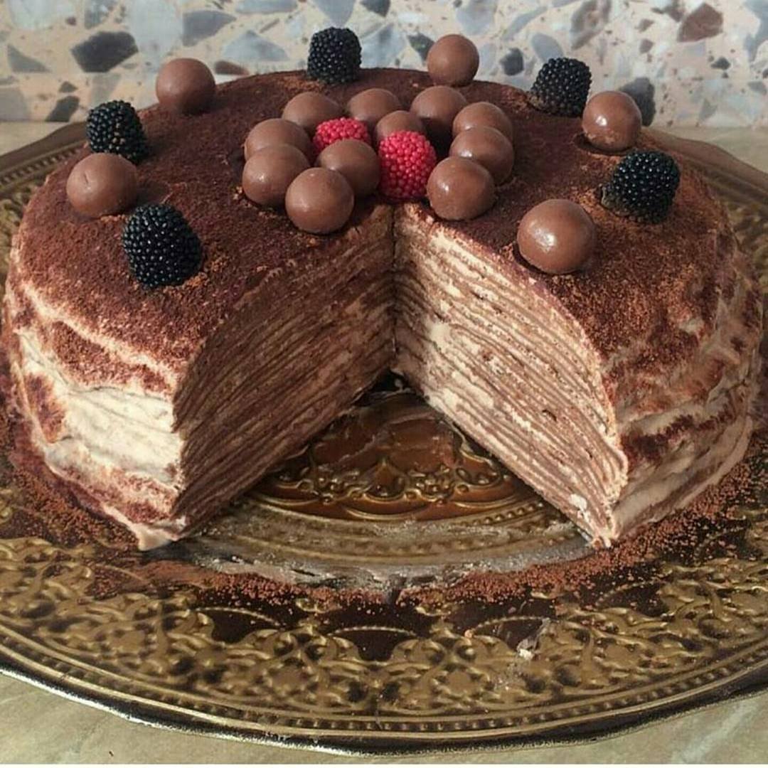 Торт Радуга с кремом чиз
