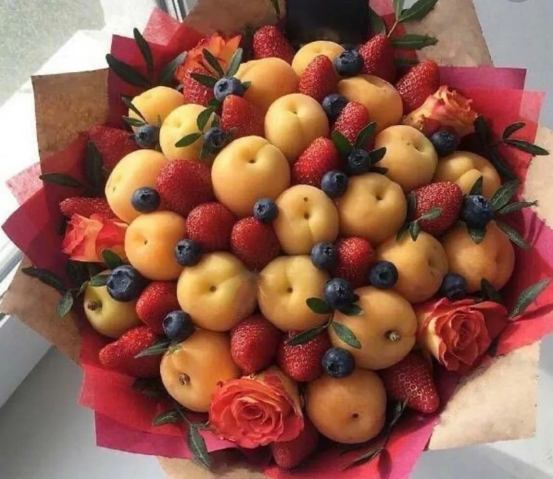 Букет из яблок