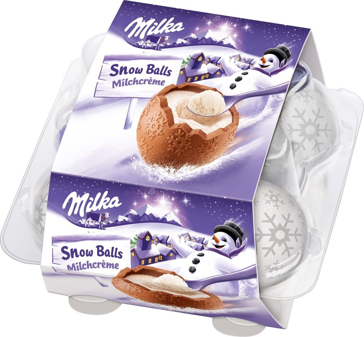 Шоколадные шарики Milka Snowballs