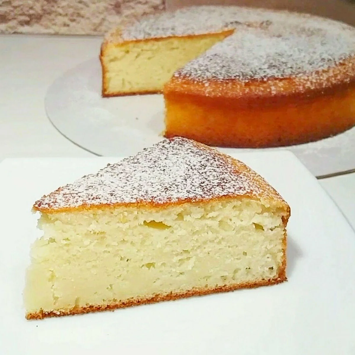 Кефирный пирог