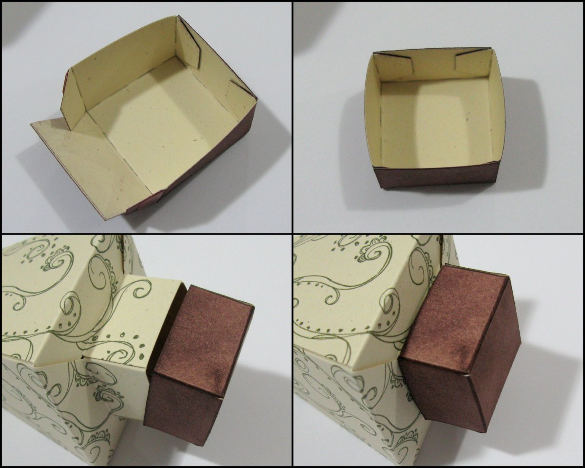 Коробка из картона для подарка