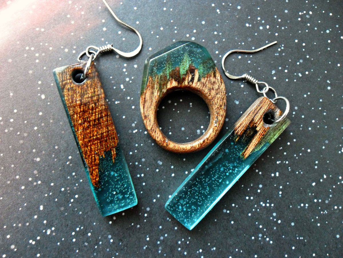 Epoxy Resin Art бижутерия