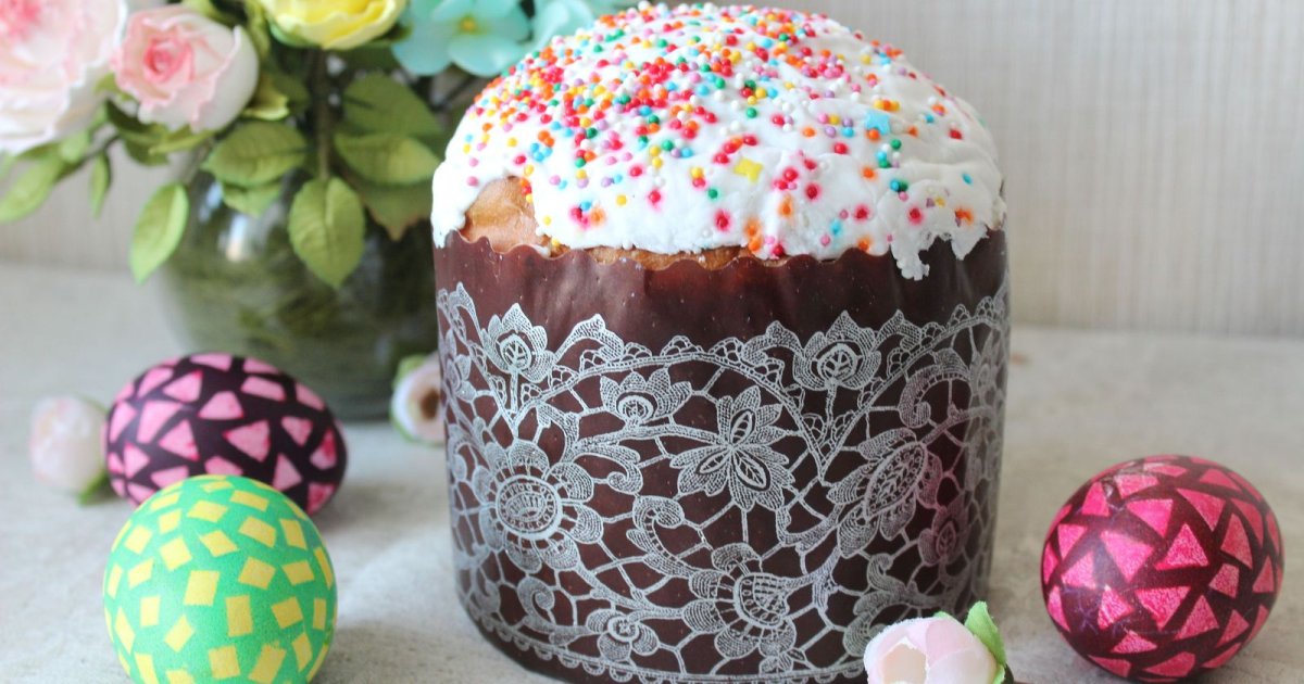 Украшение пасхальных куличей
