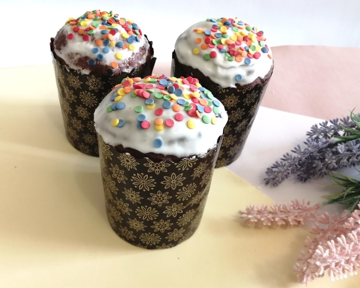Пасхальный кулич из фетра