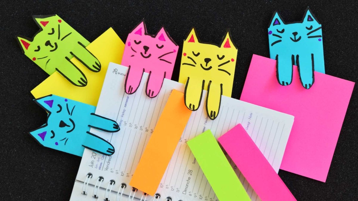 Объемные котики из бумаги