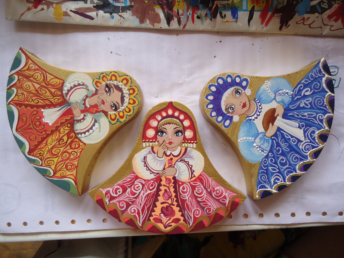 Квиллинг Гжель