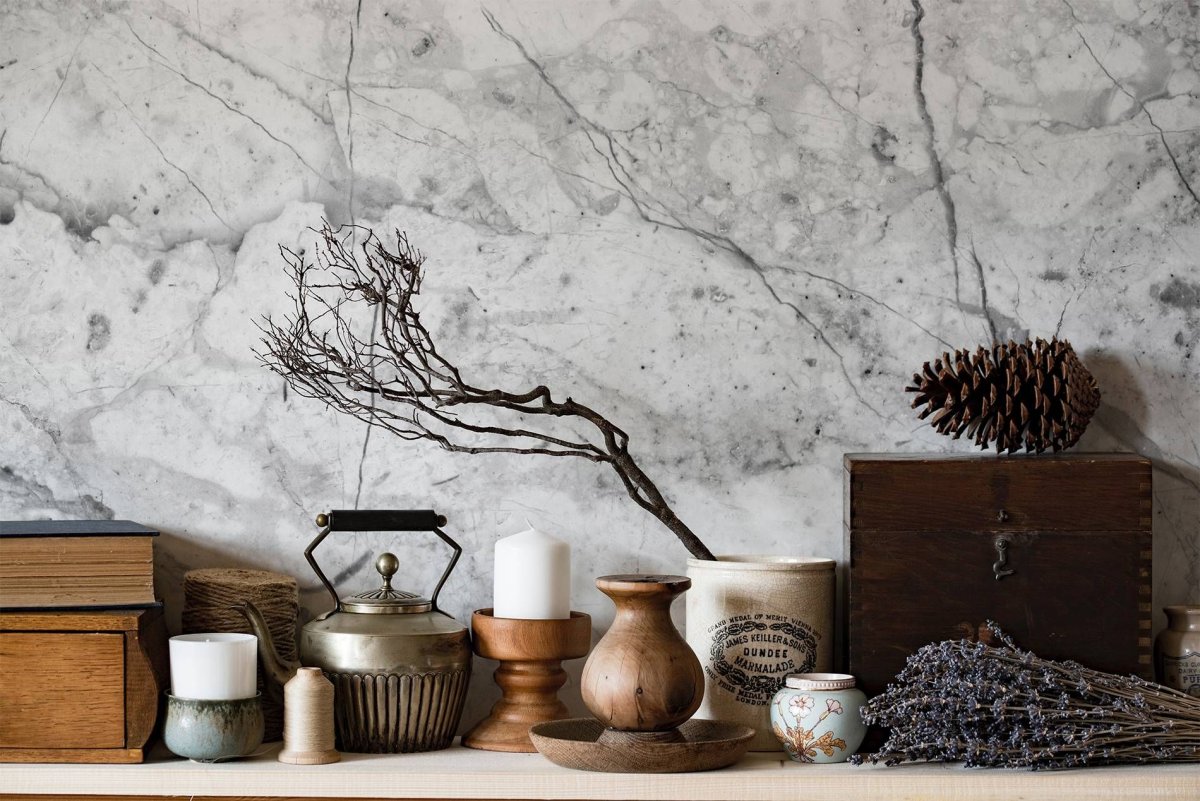 Wabi Sabi декор на белом фоне