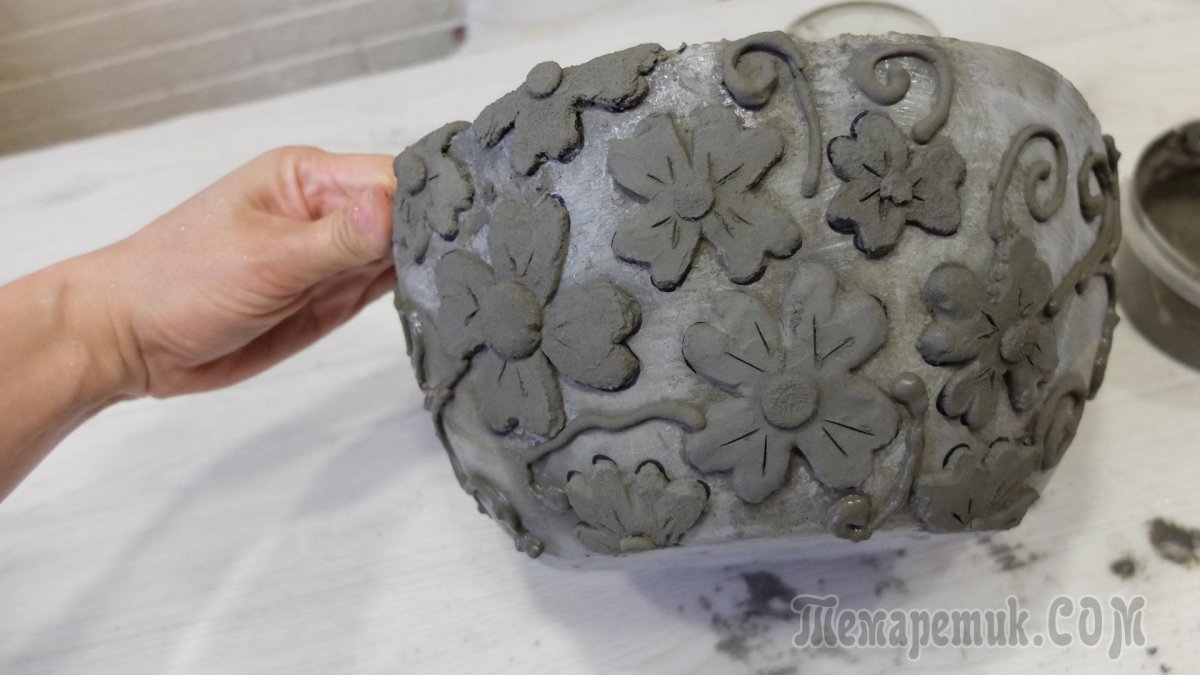 Изделия из гипса кашпо