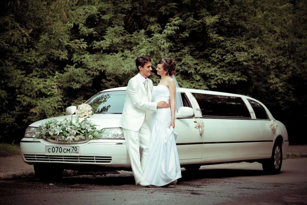 Lincoln Town car свадьба