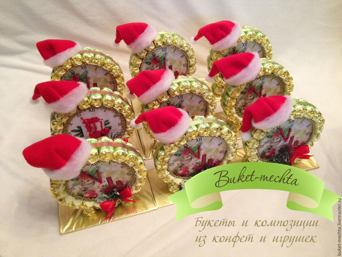 Презент новый год с конфетами