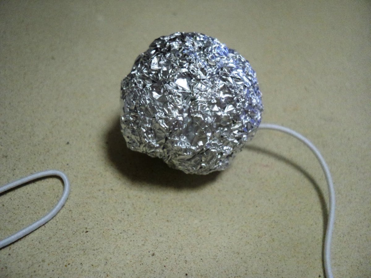 Каркас из фольги для лепки